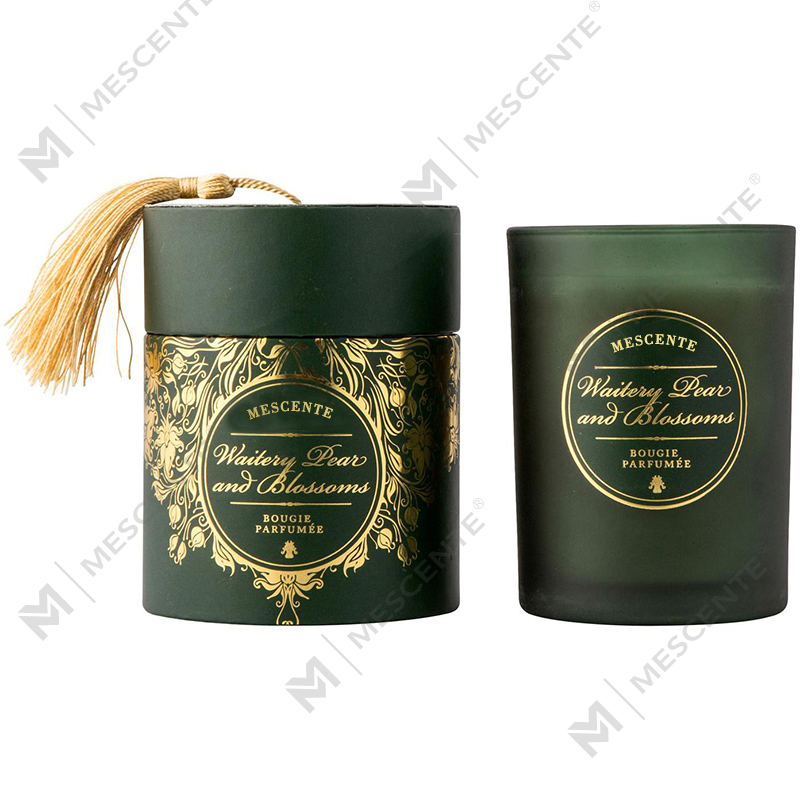 M&Scent luxus karácsonyi fehér, személyre szabott logó illatos gyertyák