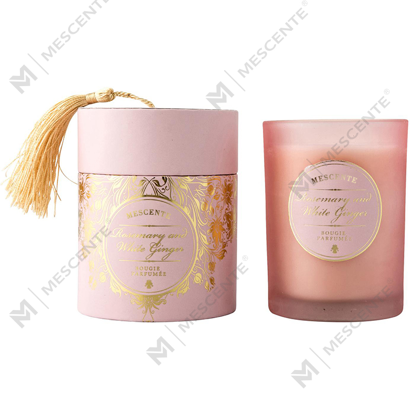 M&Scent luxus karácsonyi fehér, személyre szabott logó illatos gyertyák