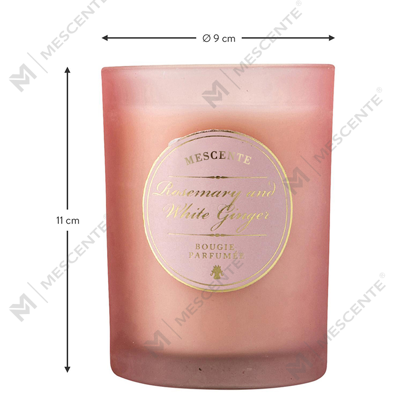 M&Scent luxus karácsonyi fehér, személyre szabott logó illatos gyertyák