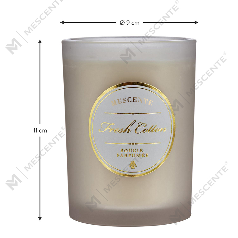 M&Scent luxus karácsonyi fehér, személyre szabott logó illatos gyertyák