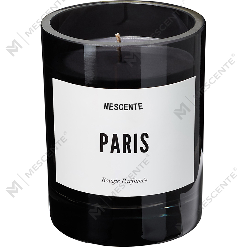 M&Scent nagykereskedelmi luxus magáncímkés fekete személyre szabott logó illatos gyertyák