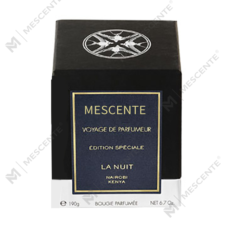M&Scent kézzel készített luxus üvegtartó oszlop, vanília illatú gyertya kristályokkal