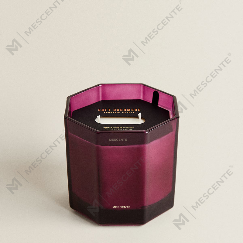 M&Scent luxus karácsonyi illatos gyertyák aromaterápiás aroma szójaviasz gyertyák fekete üvegedényben díszdobozban