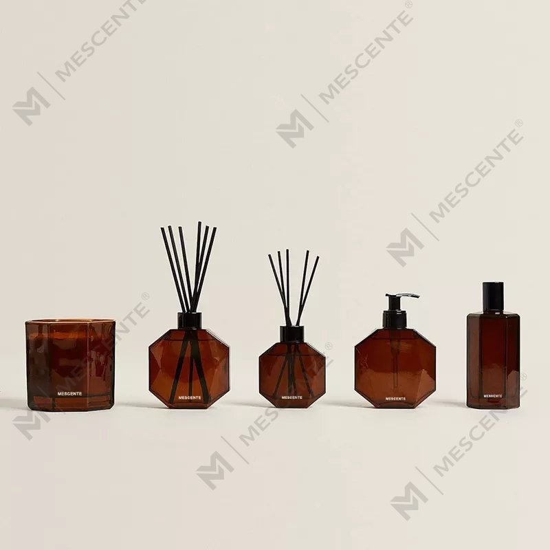 M&Scent egyedi luxus saját márkás 200 ml-es 500 ml-es otthoni náddiffúzor dobozzal
