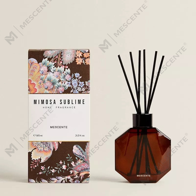 M&Scent egyedi luxus saját márkás 200 ml-es 500 ml-es otthoni náddiffúzor dobozzal