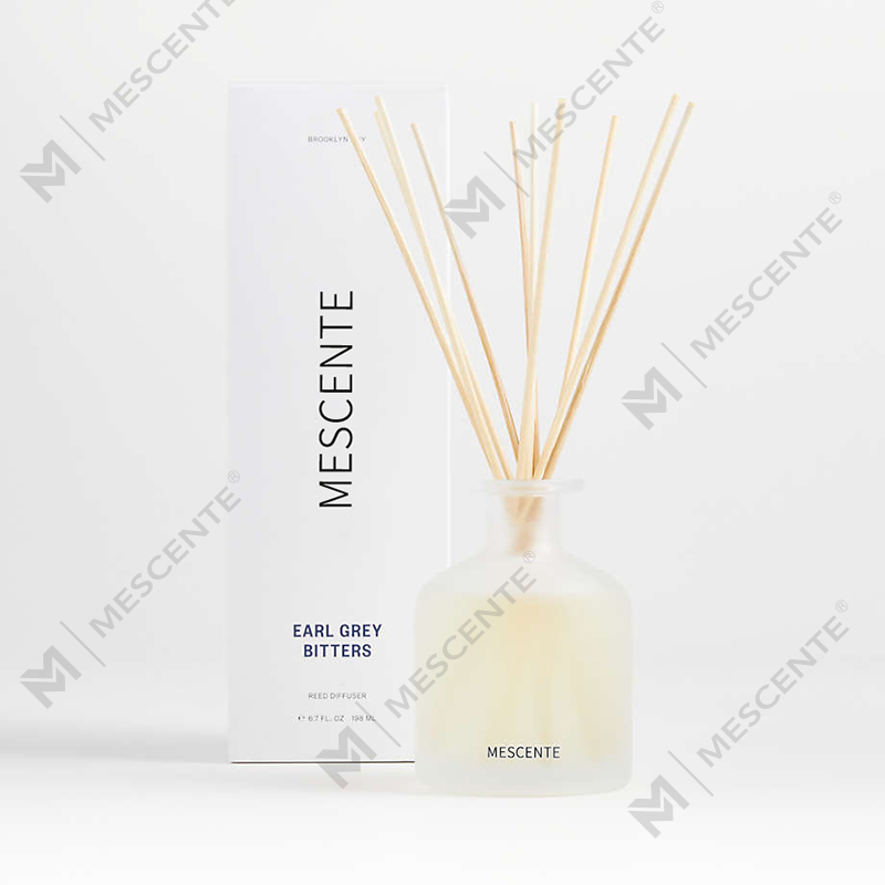 M&Scent luxus saját márkás lila színű aroma náddiffúzor ajándék szett dobozzal