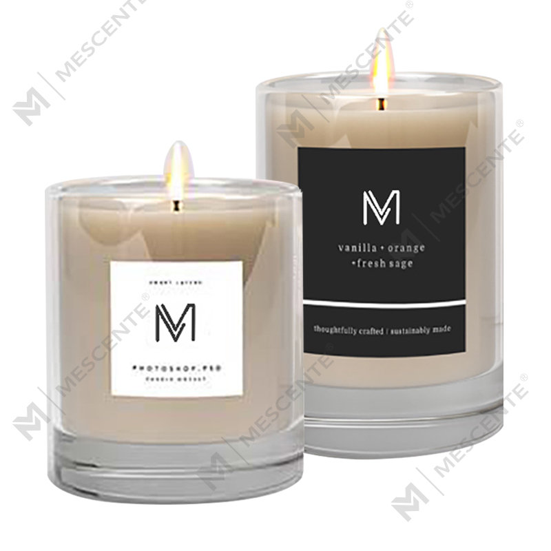 M&Scent nagykereskedelmi gyár közvetlenül luxus saját márkás szójaviasz illatgyertyák dobozzal ömlesztve