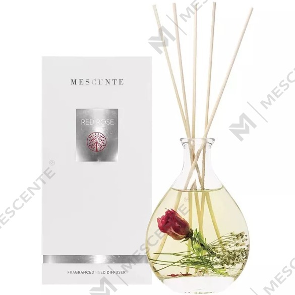 M&Scent nagykereskedelmi luxus saját márkás üvegpalackos rattan pálcás náddiffúzor készletek dugóval