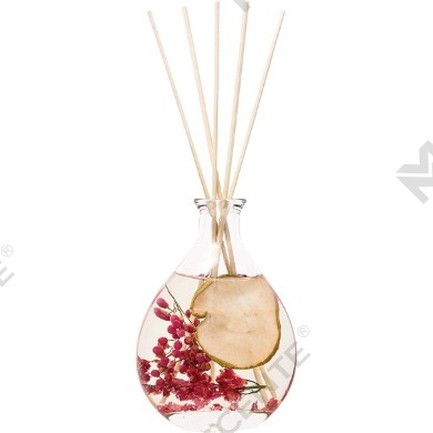 M&Scent nagykereskedelmi luxus saját márkás üvegpalackos rattan pálcás náddiffúzor készletek dugóval