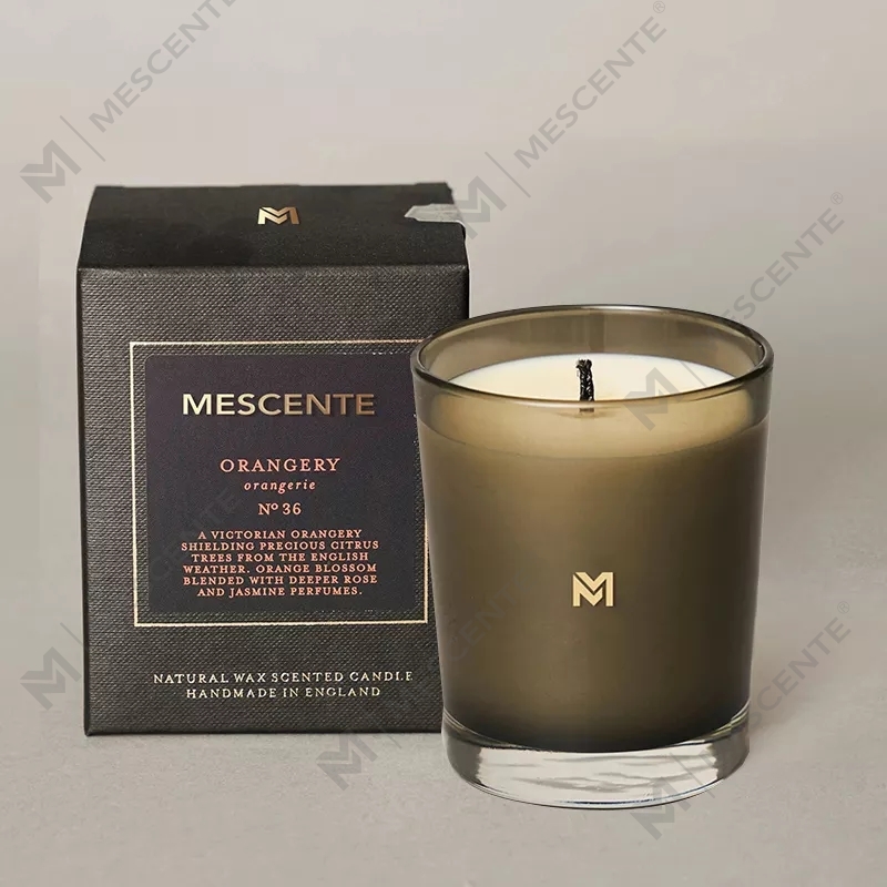 M&Scent nagykereskedés új luxus egyedi saját márkás karácsonyi kristályüvegek Kerzen illatos szójagyertya fedéllel