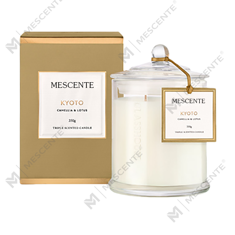 M&Scent nagykereskedelmi luxus egyedi saját márkás karácsonyi kupolás üveges illatos szójagyertyák fedéllel