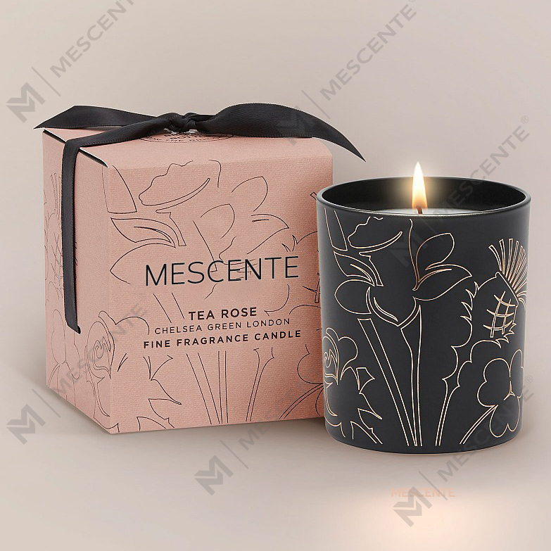 M&Scent Duft Elektrische Glas Bechelter Vasen Duft Gyertyakötő Arany Milch Herstellung Kerzen készlet